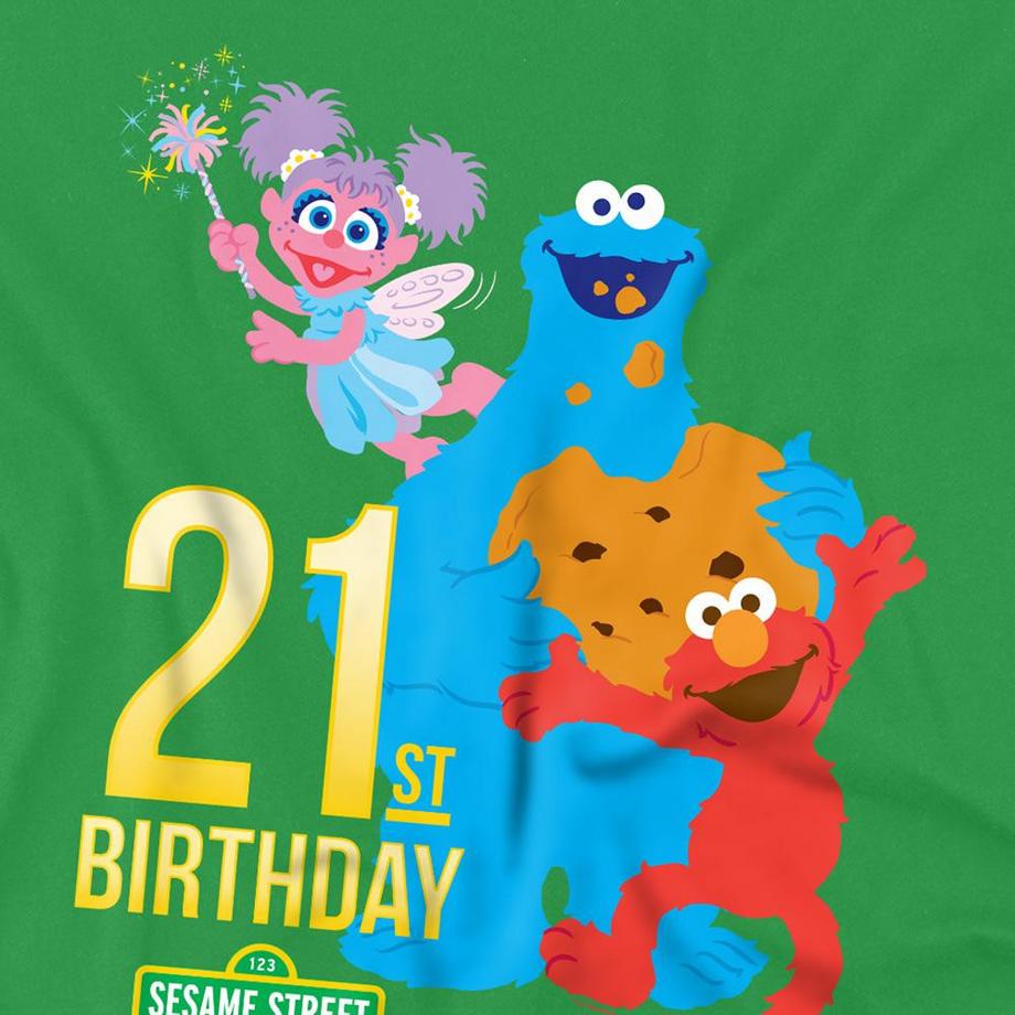 Sesame Street  T-Shirt, 21. Geburtstag 