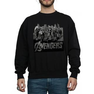 MARVEL  Avengers Mono Team Art Sweatshirt 