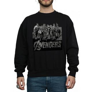 MARVEL Avengers Grafikdruck Sweatshirt  