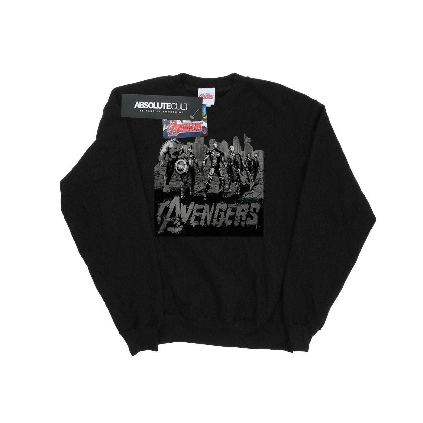 MARVEL  Avengers Mono Team Art Sweatshirt 