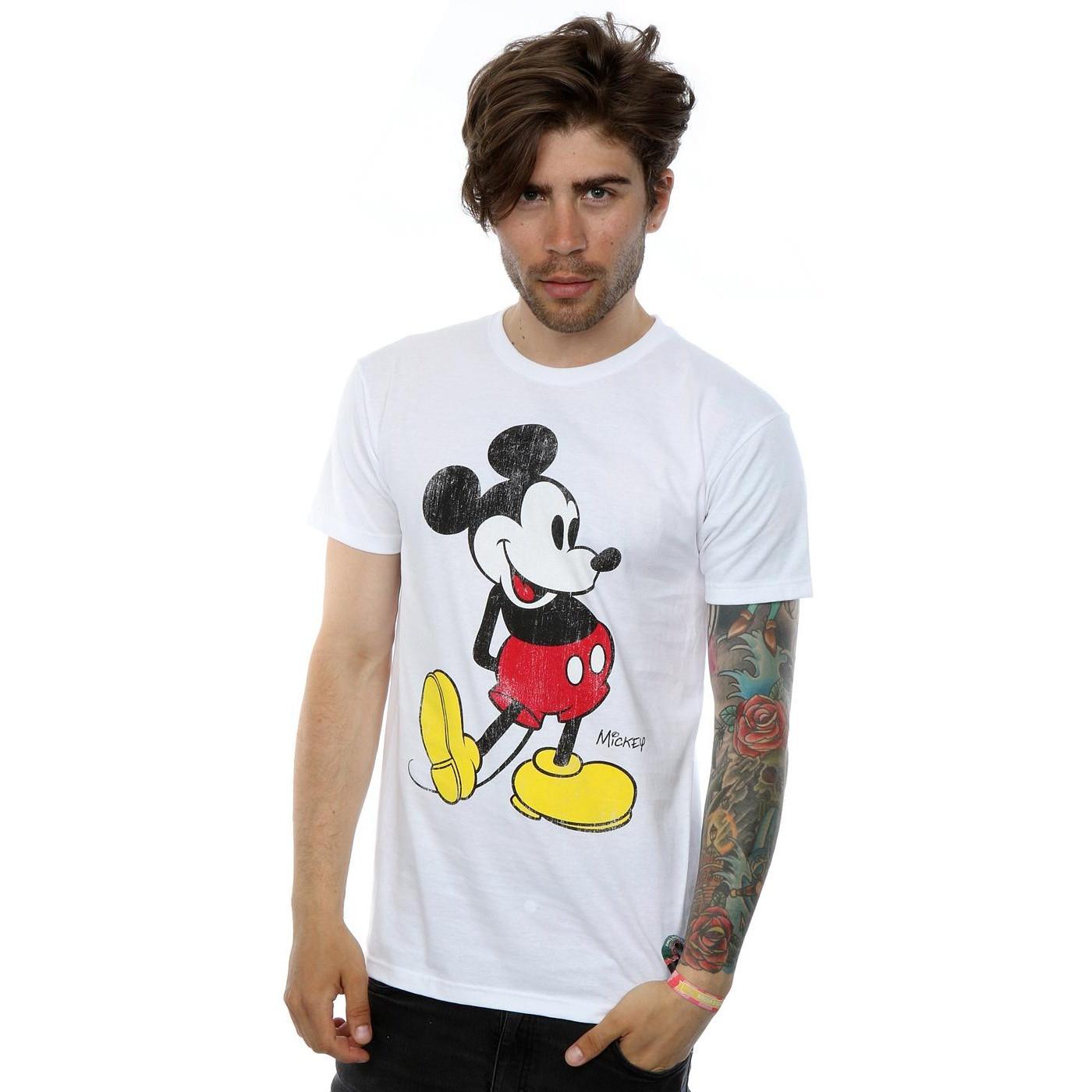 Disney Mickey Mouse Bedrucktes Kurzarm T-Shirt  