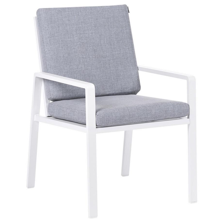 Beliani Set da pranzo per giardino con sedie en Alluminio Scandinavo VISSO  