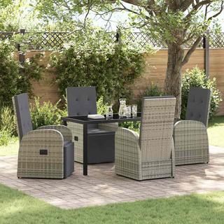 VidaXL Patio möbel set poly-rattan  