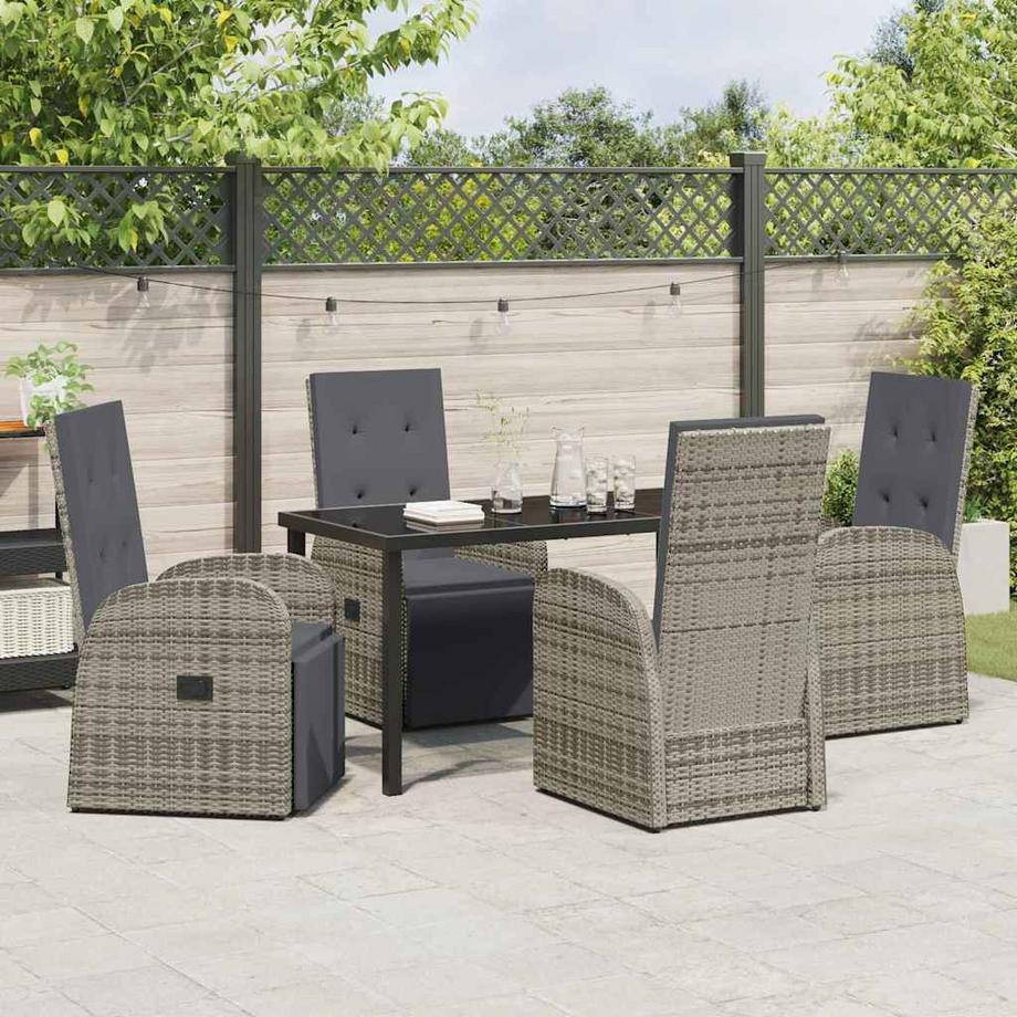 VidaXL Patio möbel set poly-rattan  