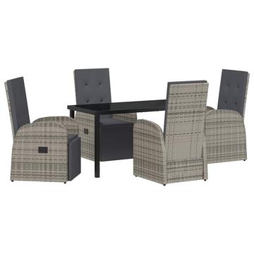 Patio möbel set poly-rattan