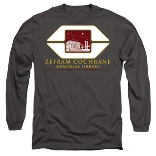 Star Trek Cochrane Library T-Shirt Maniche Lunghe  