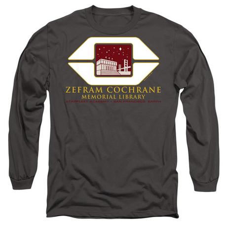 Star Trek Cochrane Library T-Shirt Maniche Lunghe  