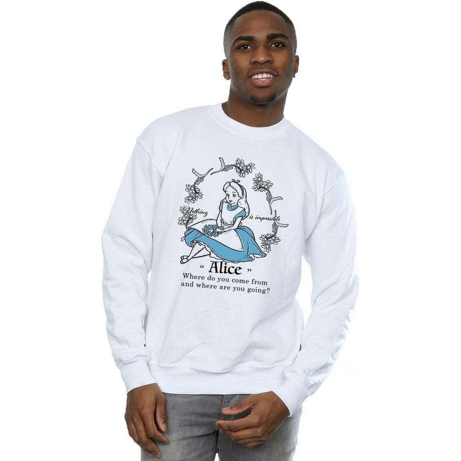 Alice in Wonderland Nothing Is Impossible Sweatshirt  