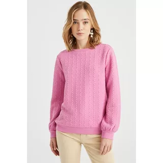 WE Fashion  Sweatshirt mit Strukturmuster 