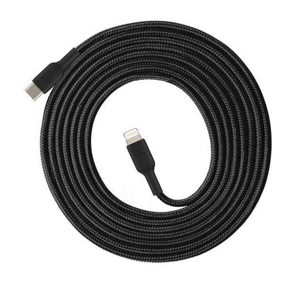 belkin  Belkin USB-C /Lightning Kabel 2m Schwarz 