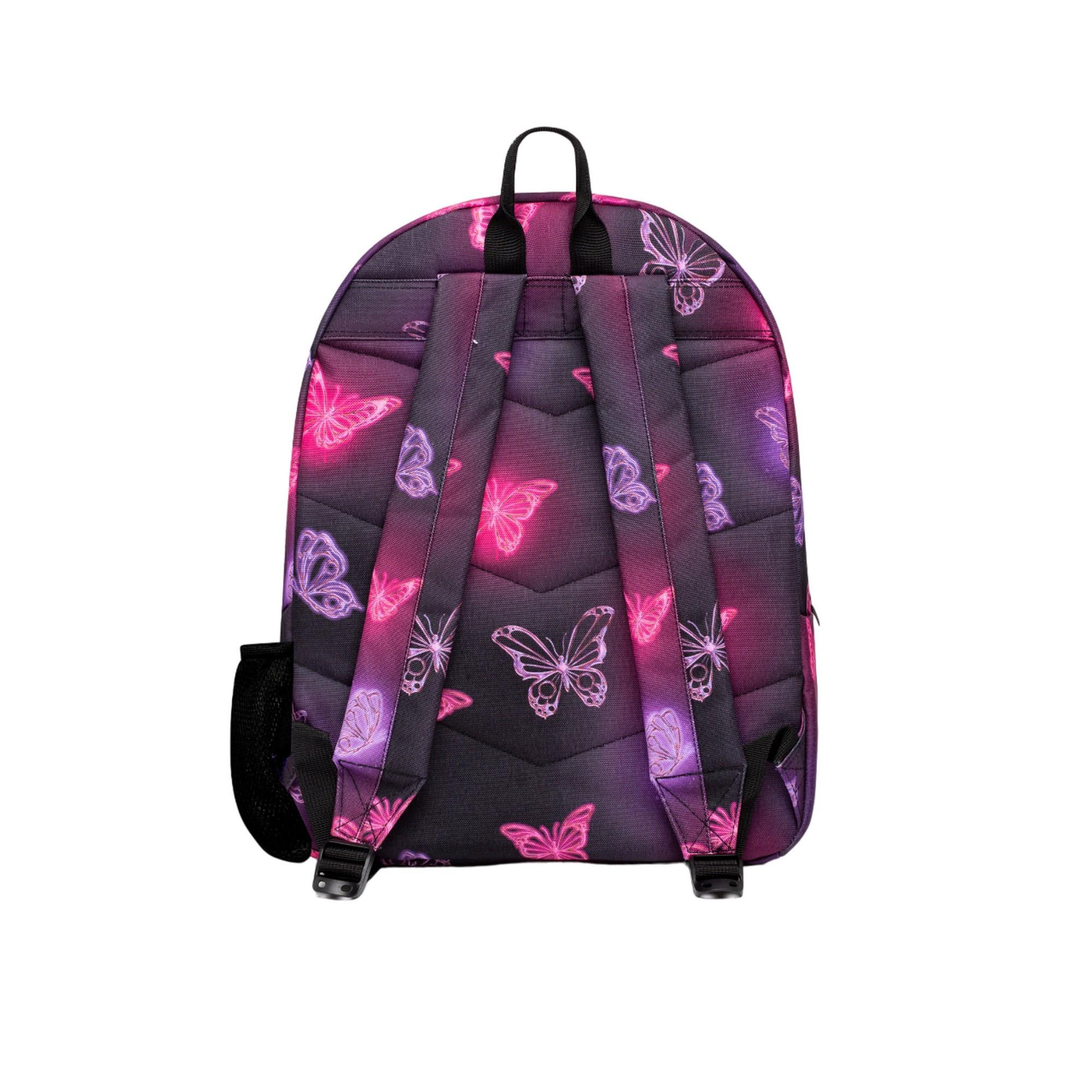 hype Rucksack, Chrom Glühende Schmetterlinge  