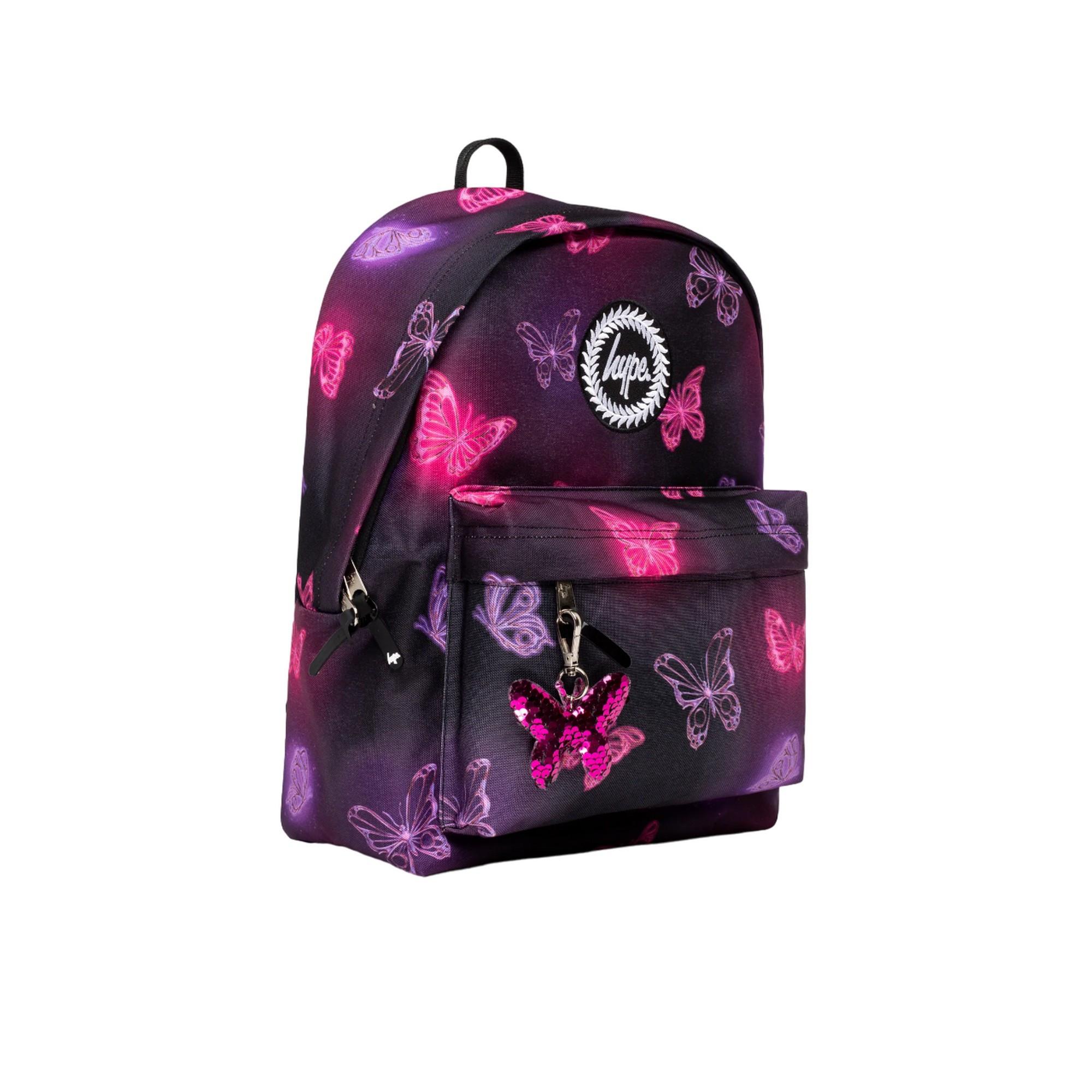 hype Rucksack, Chrom Glühende Schmetterlinge  