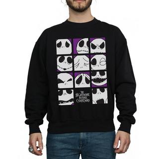Disney Nightmare Before Christmas Many Faces Of Jack Sweatshirt  