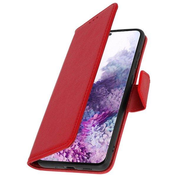 Avizar  Étui Samsung S20 Plus Cuir Rouge 