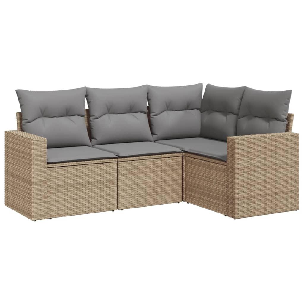 VidaXL Garten sofagarnitur poly-rattan  