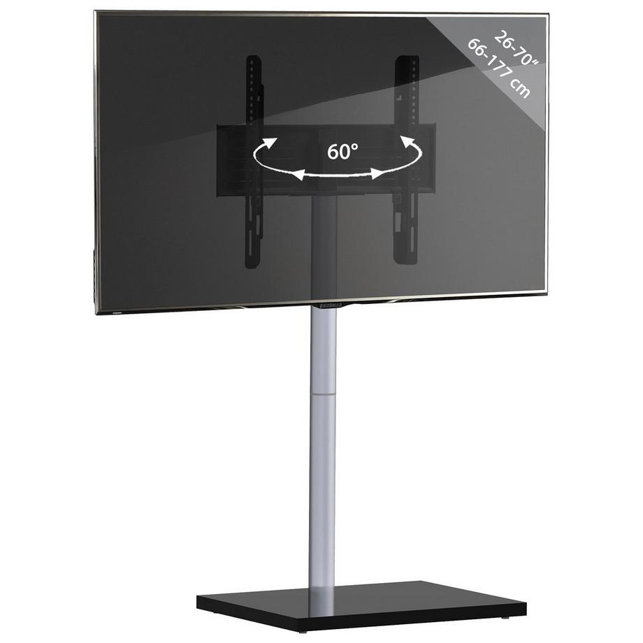 VCM TV Standfuß |Ständer Fernseh Rack | Maße ca. H. 100 x B. 60 x T. 45 cm - Nalano  