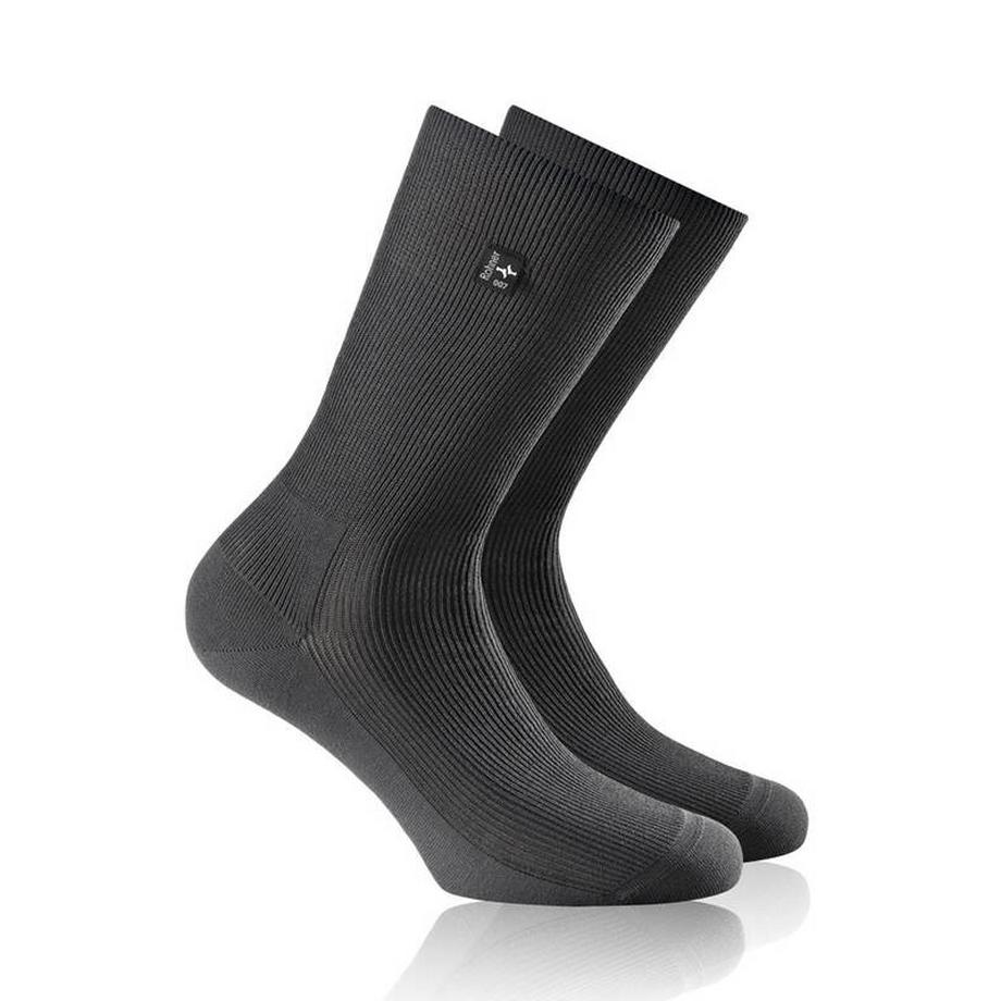Rohner Platin Business Men Wadenlange Socken  