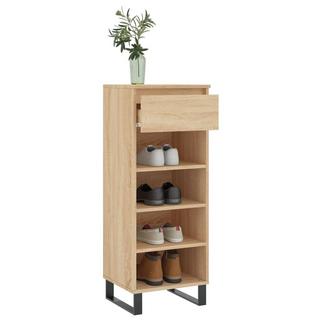 VidaXL Armoire à chaussures bois d'ingénierie  