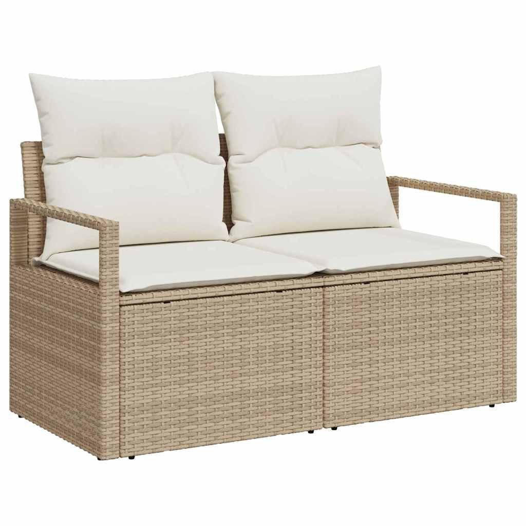 VidaXL Garten-sofa-set poly-rattan  