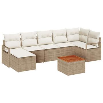 Garten-sofa-set poly-rattan