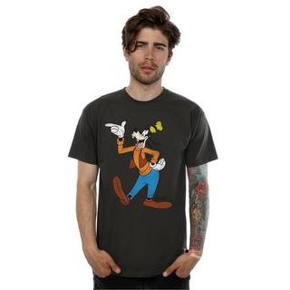Disney T-Shirt à Manches Courtes Imprimé Graphique Goofy  
