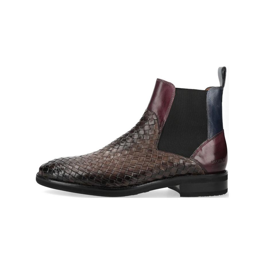Melvin&Hamilton Bottines Chelsea en cuir tressé  