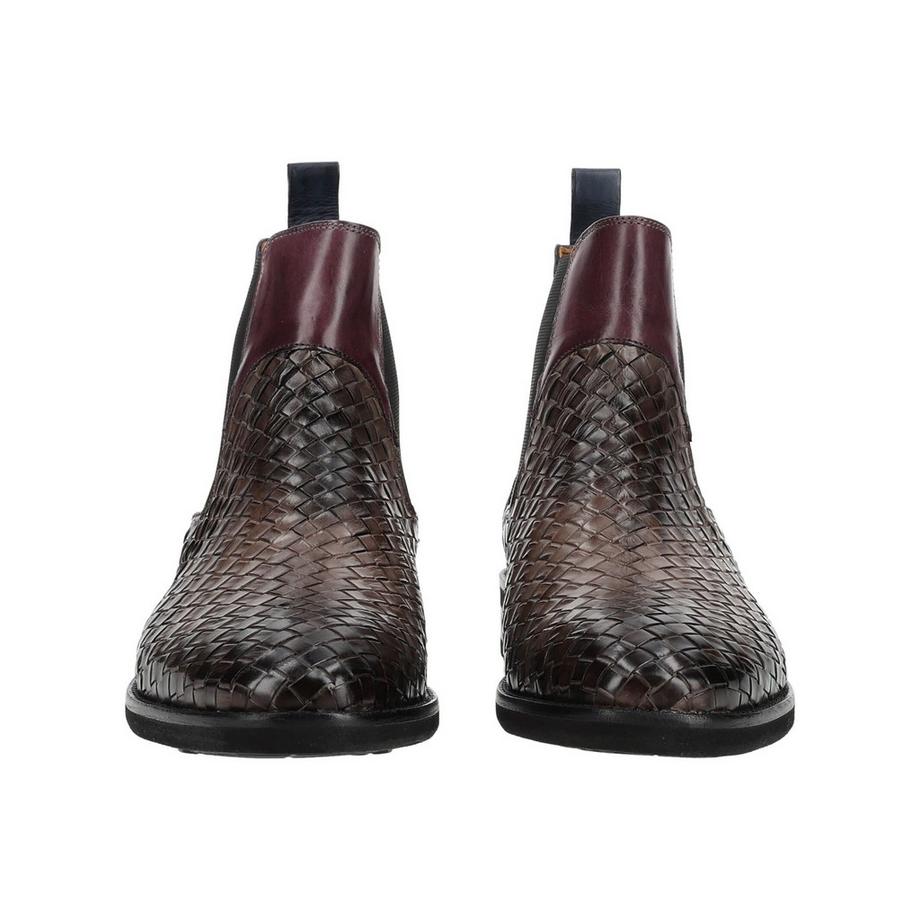 Melvin&Hamilton Bottines Chelsea en cuir tressé  