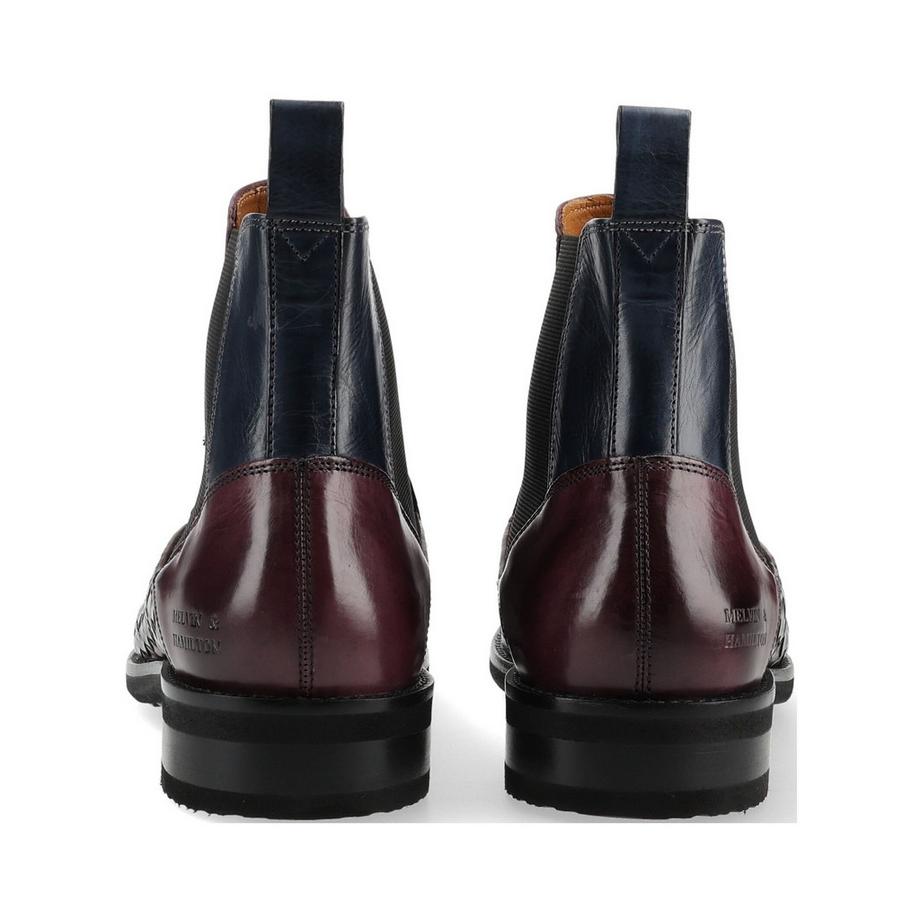 Melvin&Hamilton Bottines Chelsea en cuir tressé  