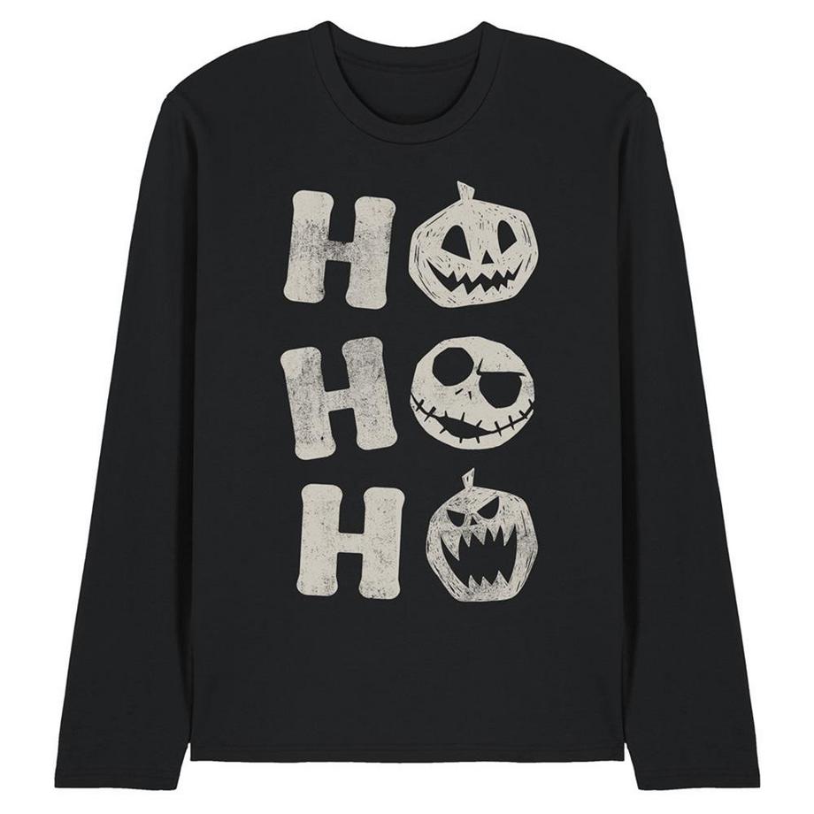 Ho Ho Ho Maglietta Jack Skellington Manica Lunga