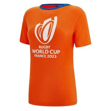 polycotton-t-shirt, damen rwc frankreich 2023