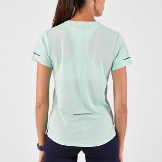 KIPRUN  T-shirt de course femme respirant manches courtes polyester 