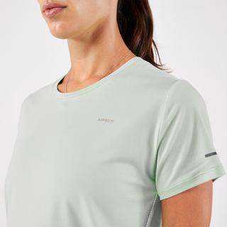 KIPRUN  T-shirt de course femme respirant manches courtes polyester 