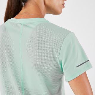 KIPRUN  T-shirt de course femme respirant manches courtes polyester 