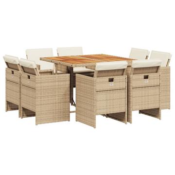 Garten essgruppe poly-rattan
