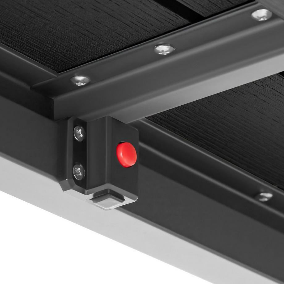 Tectake Tavolo da giardino in alluminio Inca Per 4-6 persone, allungabile  