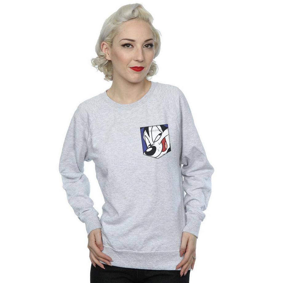 LOONEY TUNES Pepe Le Pew Sweatshirt à Poche  