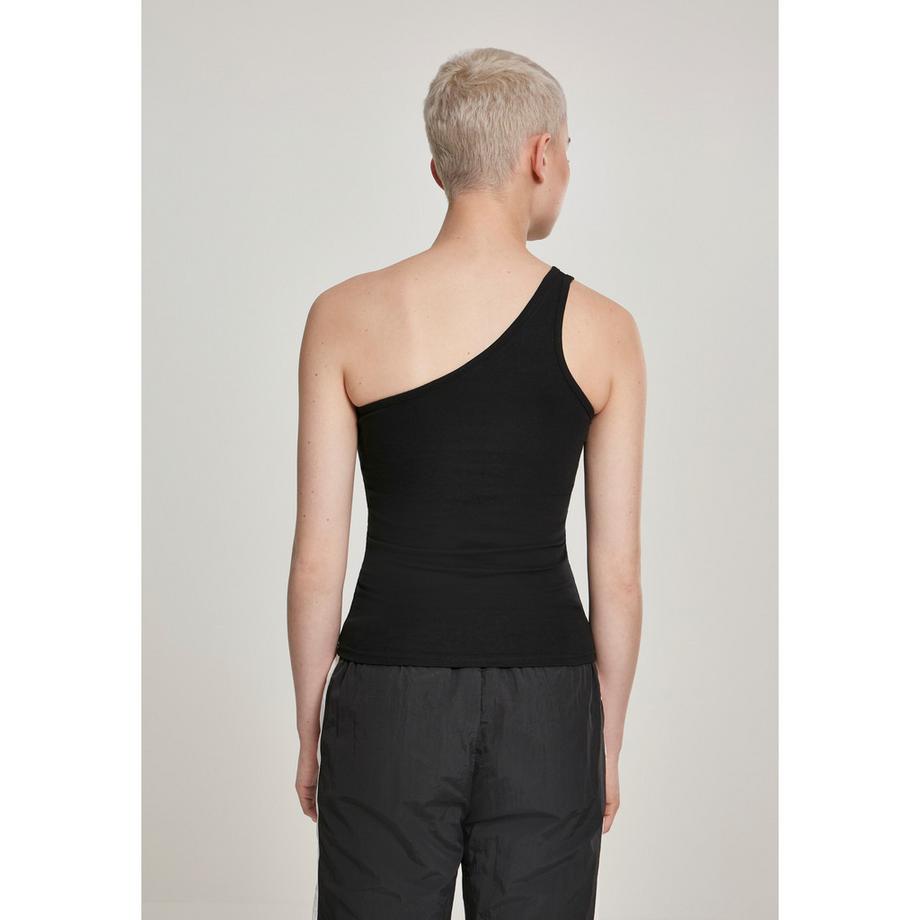 URBAN CLASSICS Basic One Shoulder Crop Top  