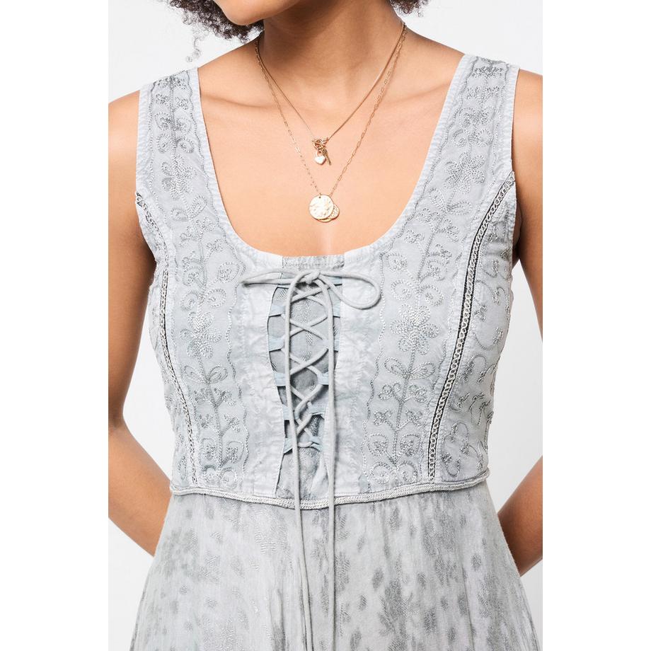 Joe Browns Knielanges Jacquard Besticktes Zipfelsaum Kleid  