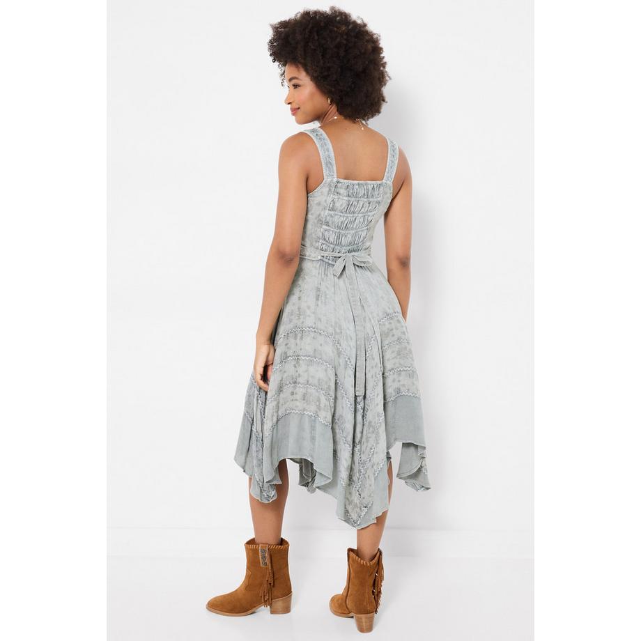 Joe Browns Knielanges Jacquard Besticktes Zipfelsaum Kleid  