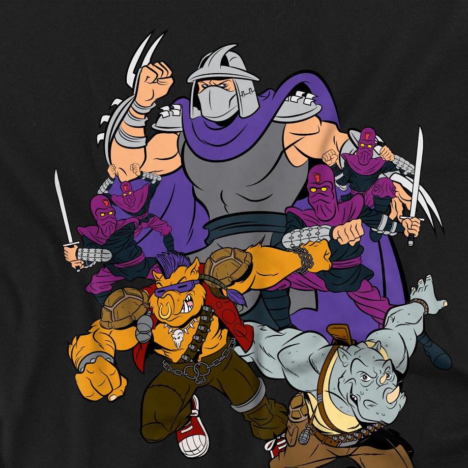 TEENAGE MUTANT NINJA TURTLE  Shredder And Foot Clan Maglietta 