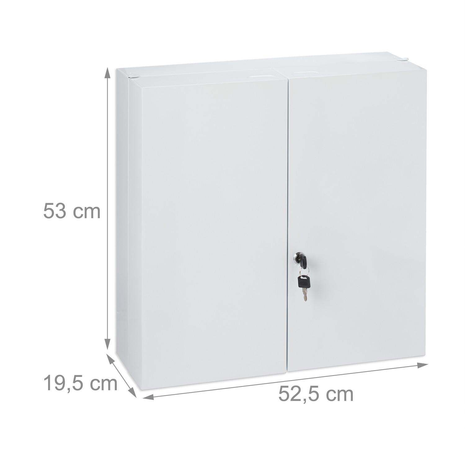 Northix Armadietto per medicinali XXL con 2 ante  