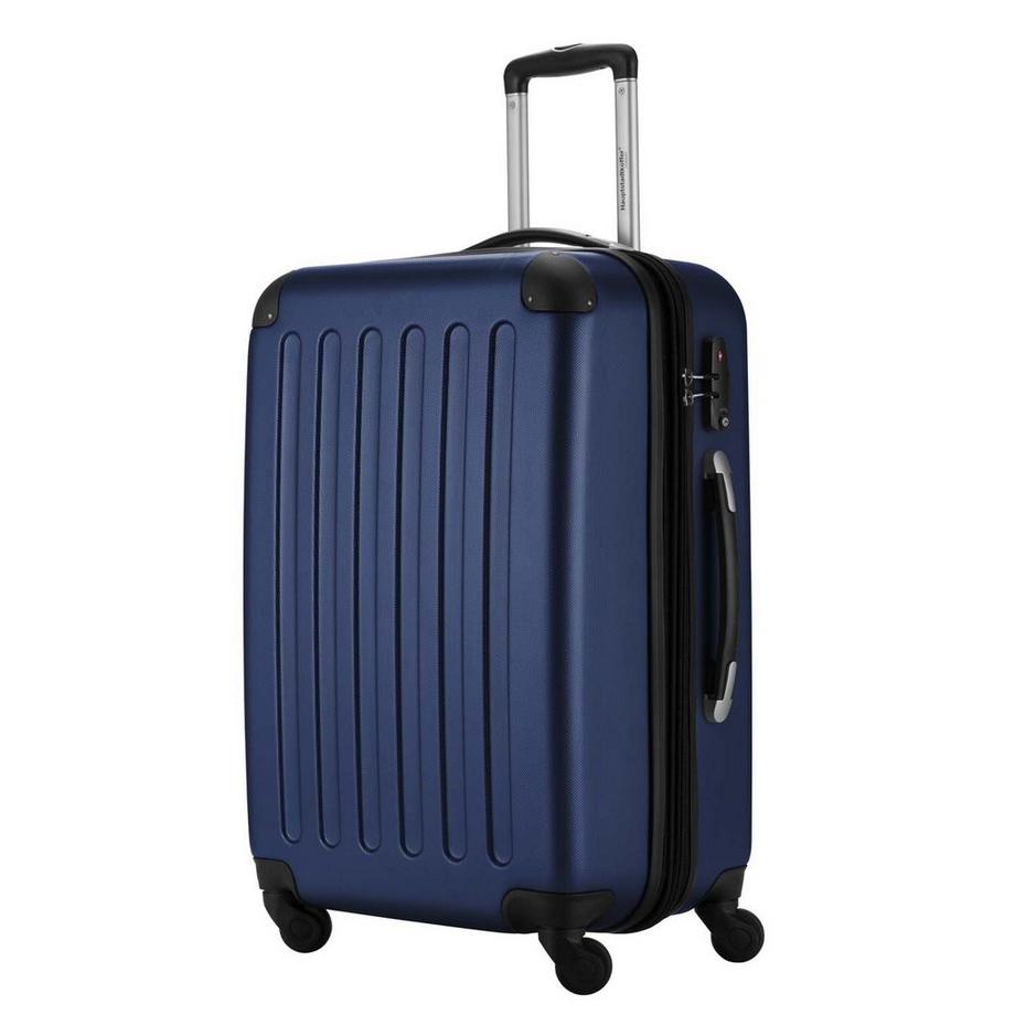 Hauptstadtkoffer ONE SIZE, Spree Valise rigide avec TSA surface mate bleu foncé  