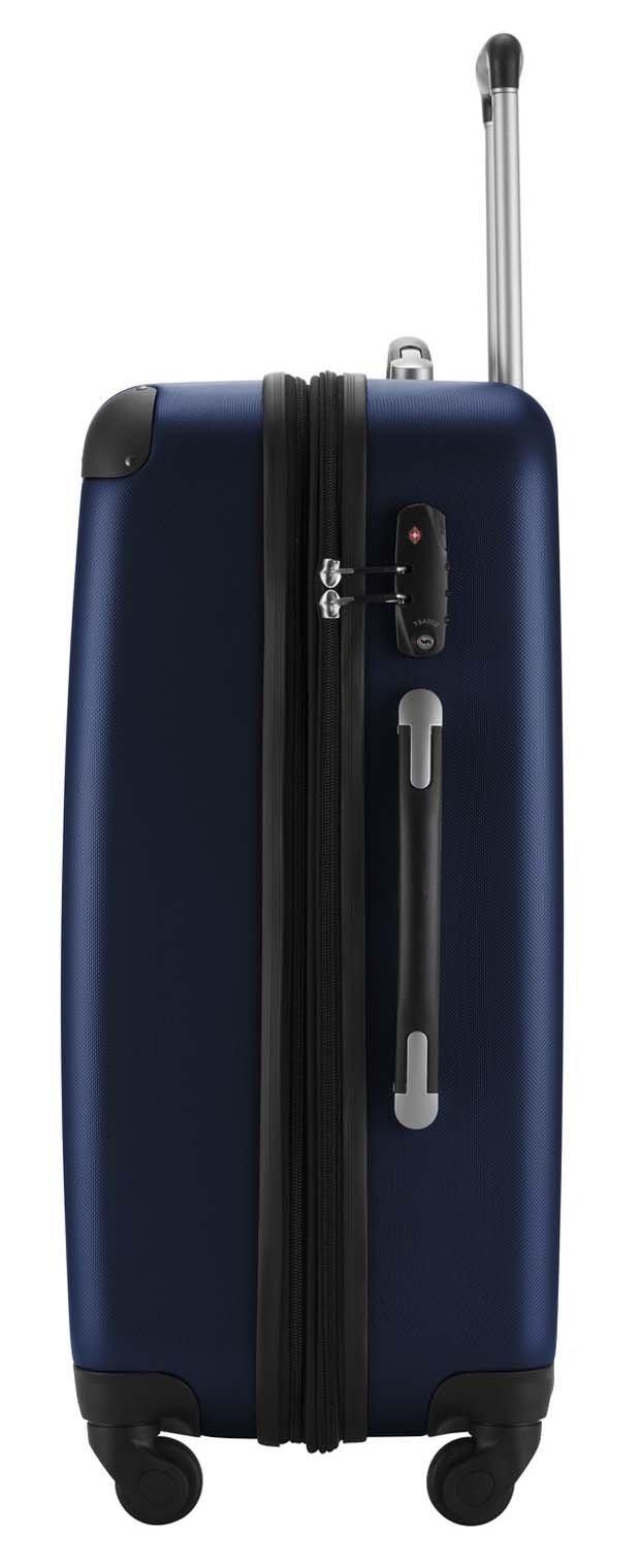 Hauptstadtkoffer ONE SIZE, Spree Valise rigide avec TSA surface mate bleu foncé  