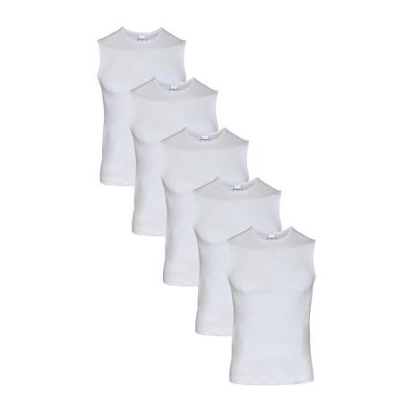 Maxte BASIC MAX Ärmelloses Unterhemd 5er Pack  