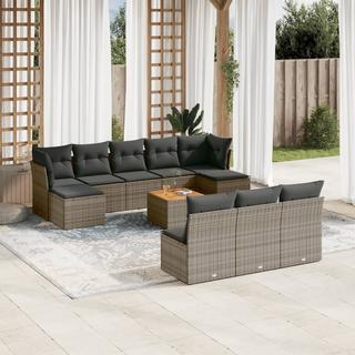 VidaXL Garten sofagarnitur poly-rattan  