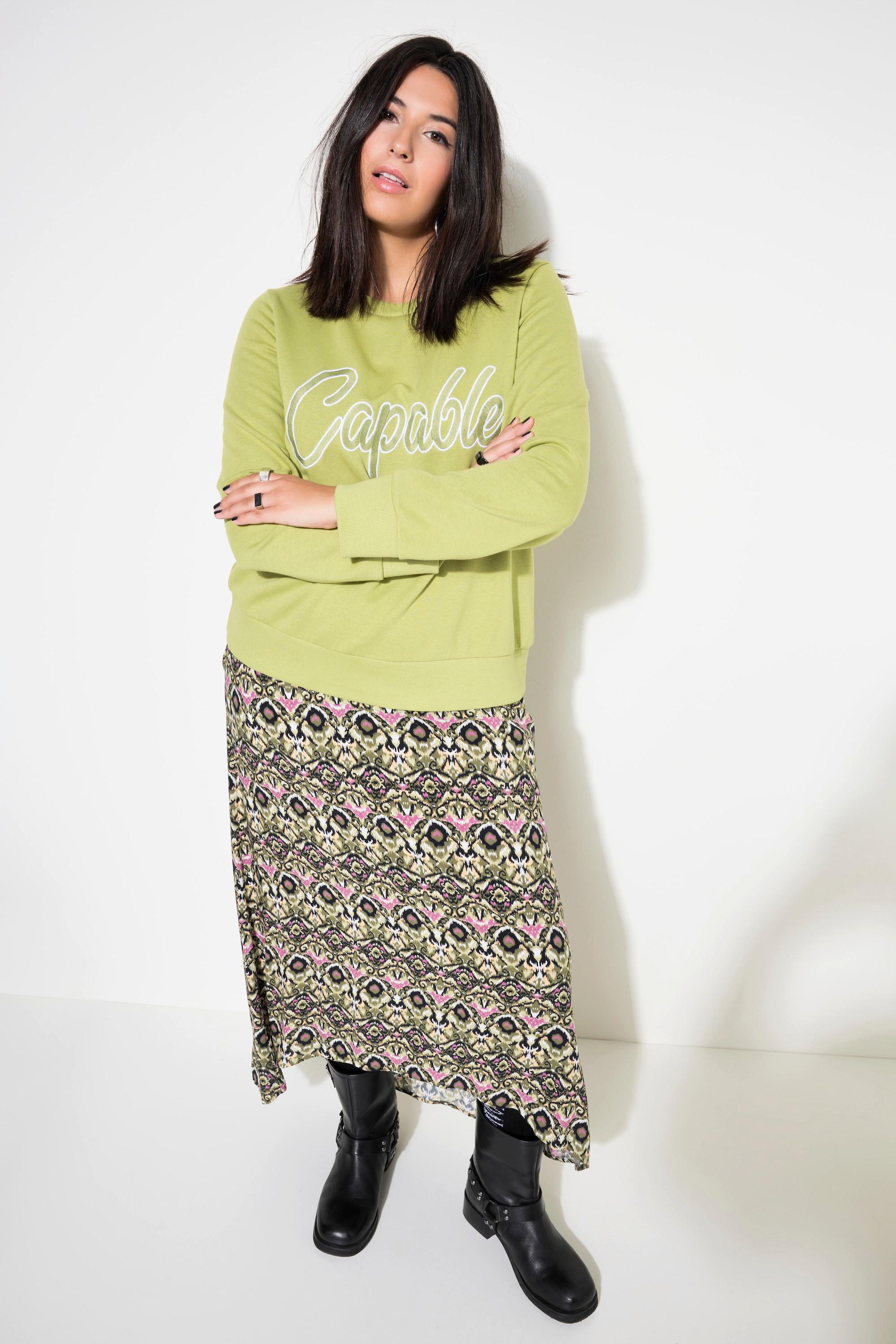 Studio Untold Sweatshirt Boxy Shape Broderie  