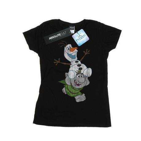 Disney Frozen Olaf e l'amico Troll di Kristoff T-Shirt  
