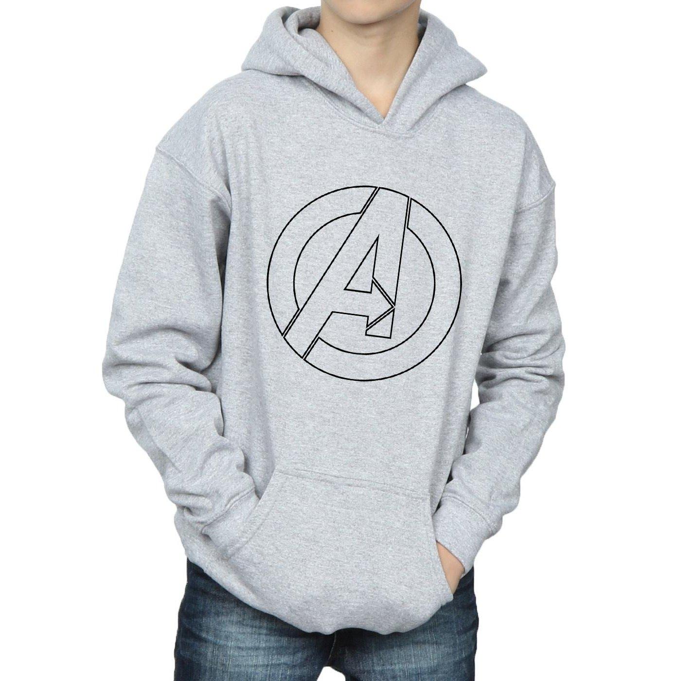 MARVEL  Avenegers Assemble A Logo Outline Kapuzenpullover 