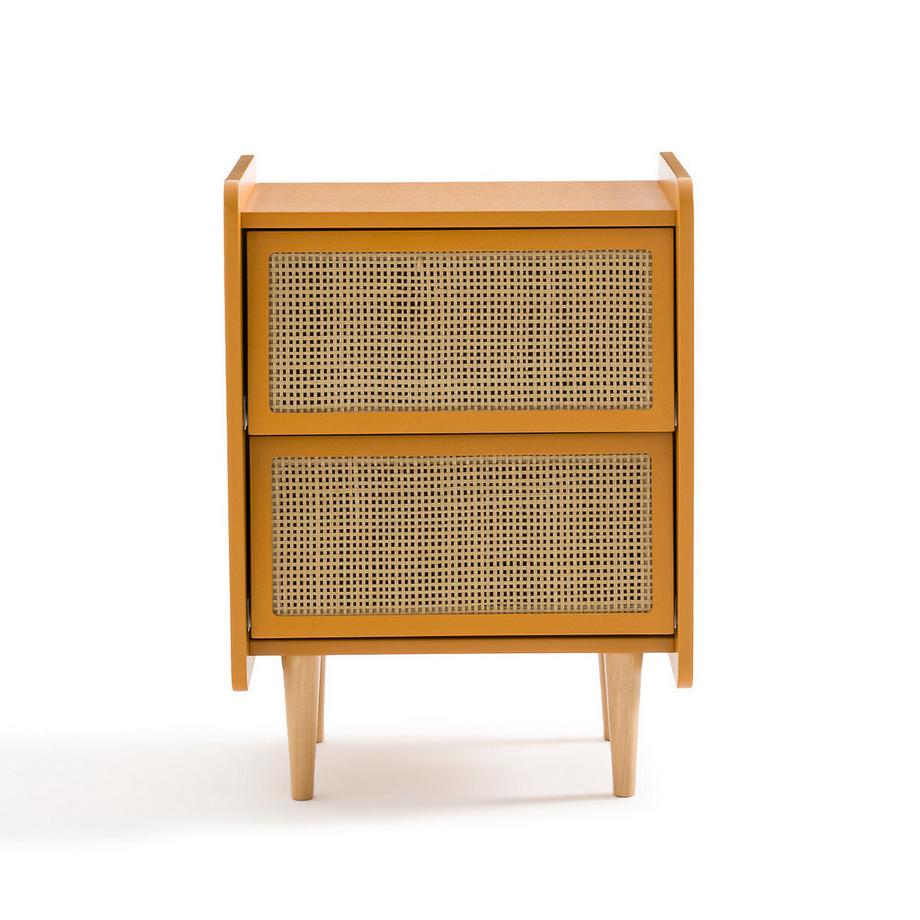 La Redoute Intérieurs Chevet 2 tiroirs en cannage  