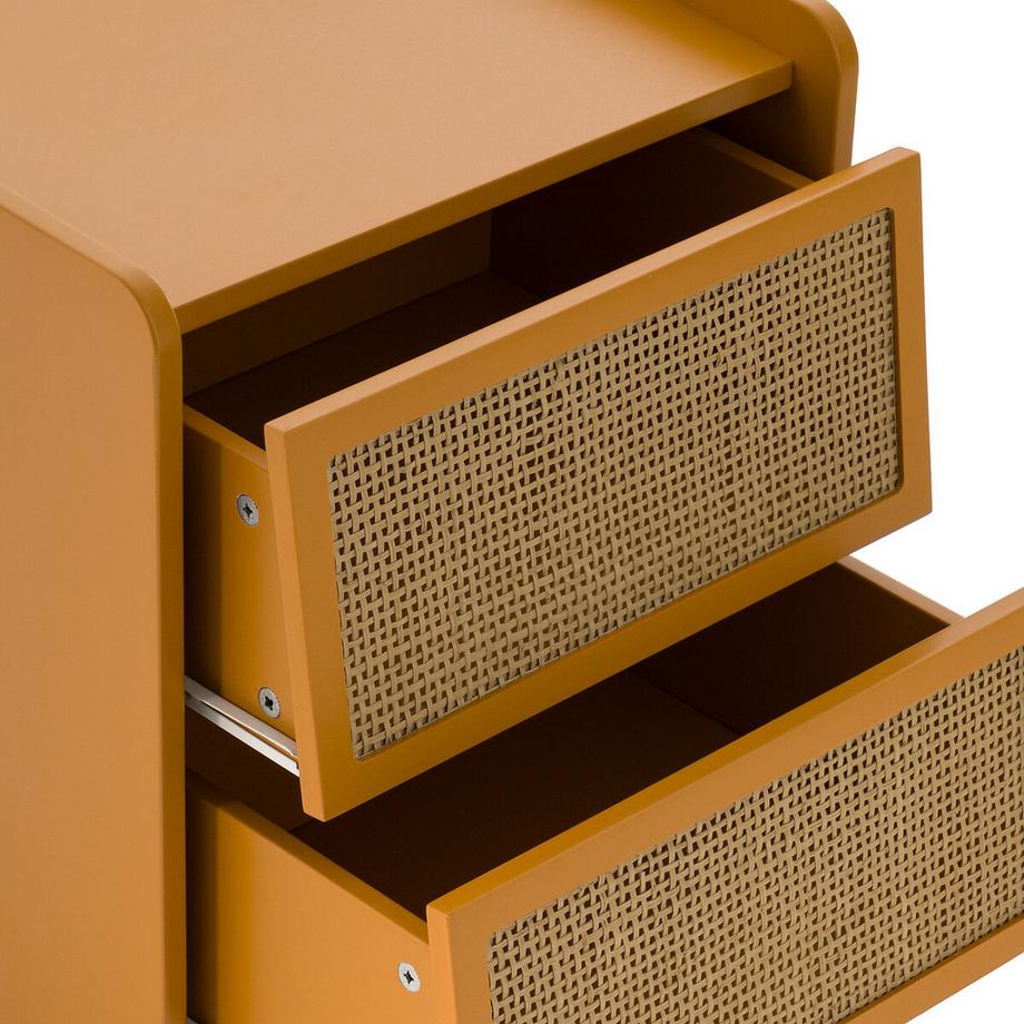 La Redoute Intérieurs Chevet 2 tiroirs en cannage  